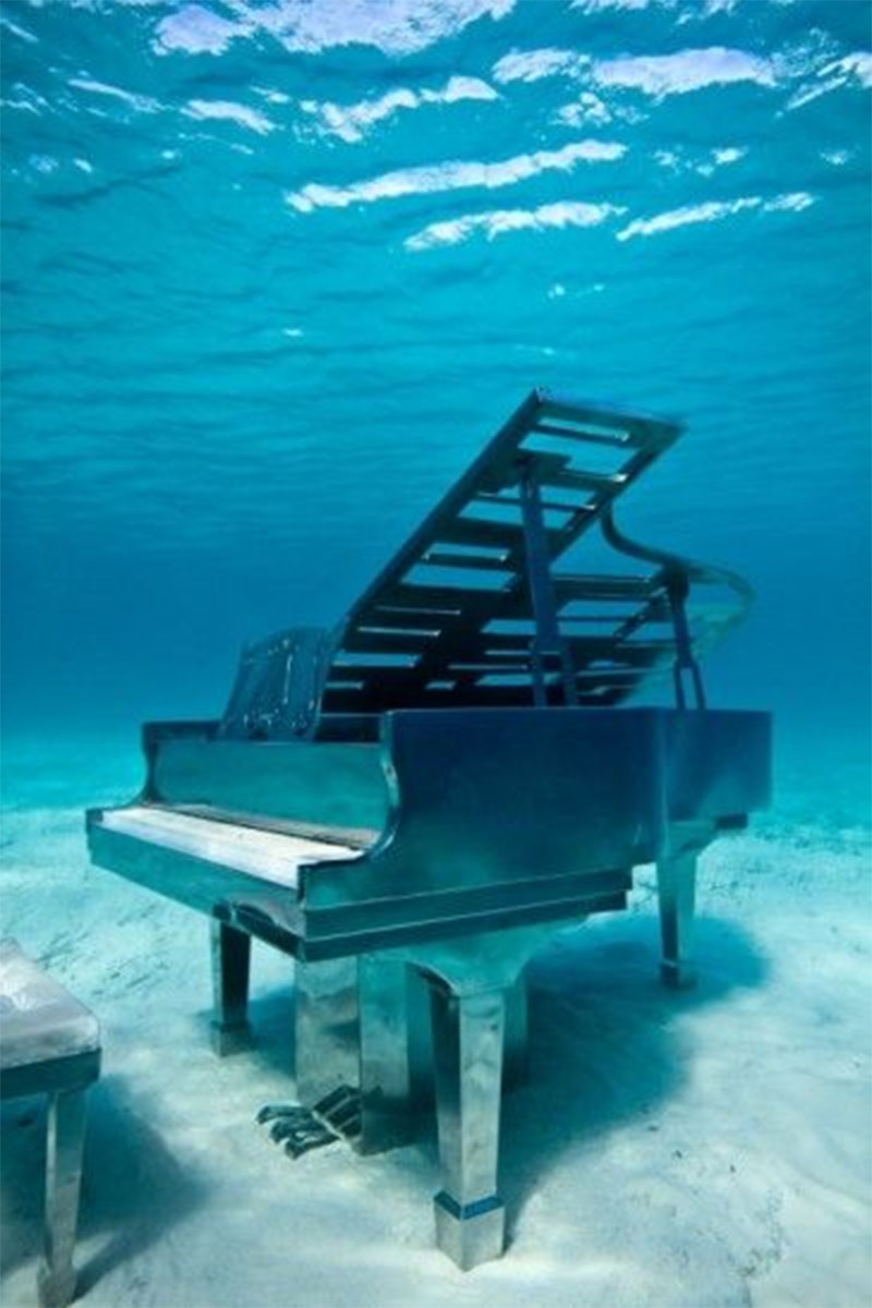 Những nơi hy hữu khi có sự góp mặt của piano